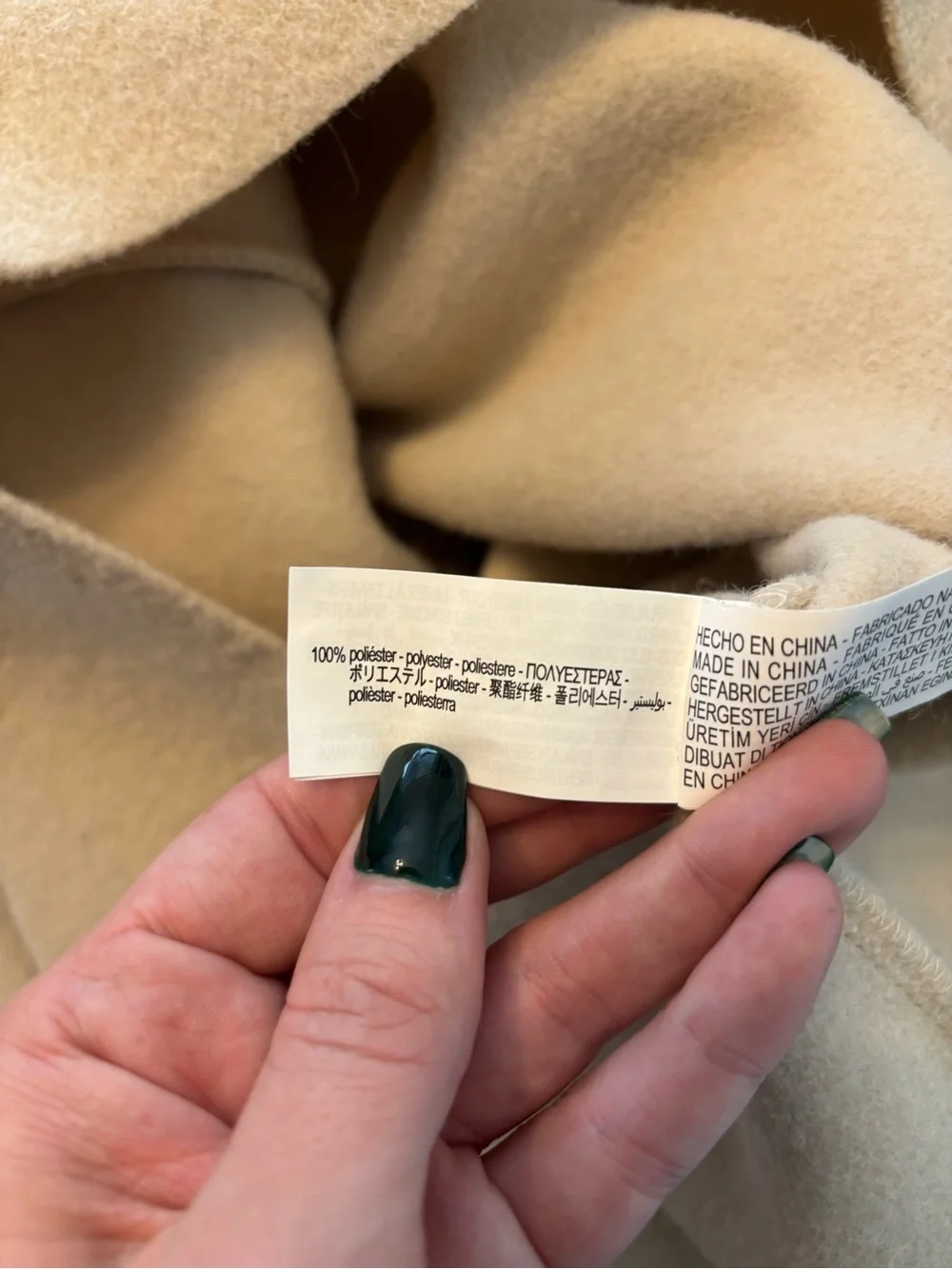 Zara Cream Midi Turtleneck Knit Dress